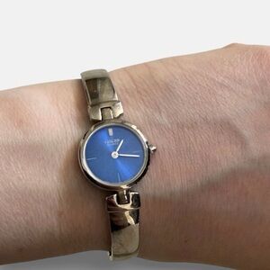 Citizen Silver and Blue Women's Watch